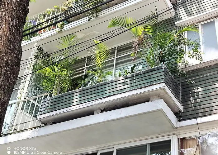 Beautiful Loft With Balcony For Relaxing Wifi Appartement Mexico